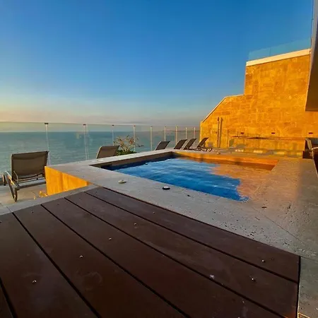 Colombia 2hab 3bn Piscina Jacuzzi Parking Playa Morros Cartagena