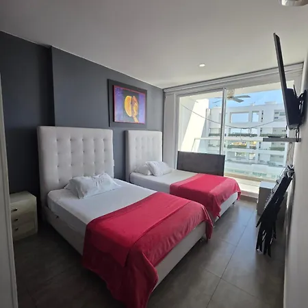 Apartamento Morros Salida Directa A Playa 2hab 3bñ 6pax Piscina Jacuzzi Parking